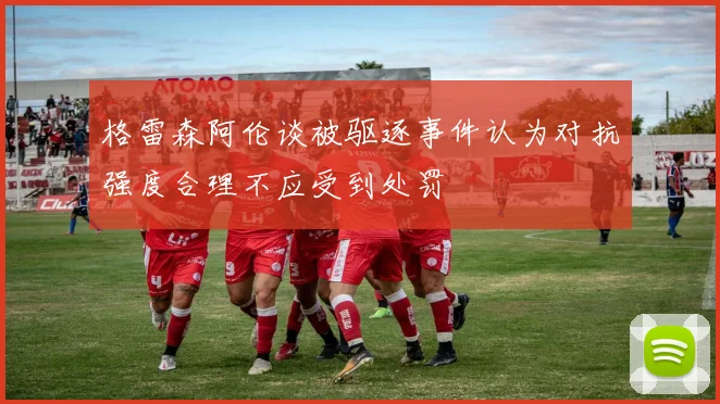 格雷森阿伦谈被驱逐事件认为对抗强度合理不应受到处罚