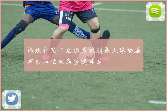 诺坎普完工后仍为欧洲最大球场温布利和伯纳乌紧随其后