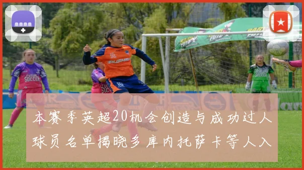 本赛季英超20机会创造与成功过人球员名单揭晓多库内托萨卡等人入选